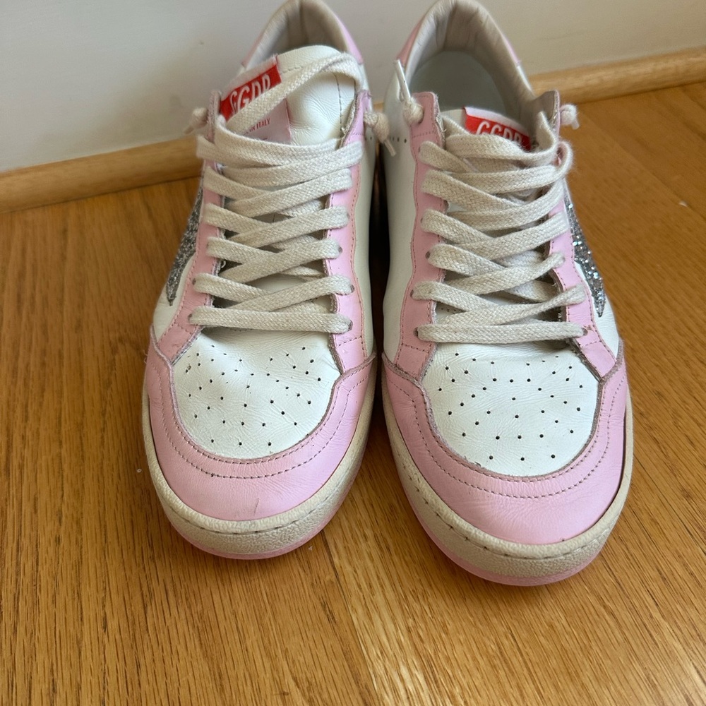 Golden Goose Ball star Pink with Silver Glitter size 39 - Picture 11 of 14
